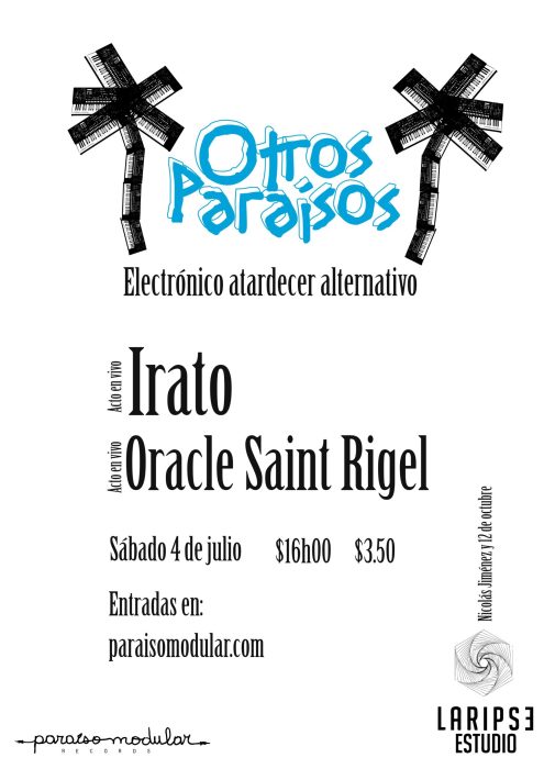 Afiche concierto OP2 irato+ oracle